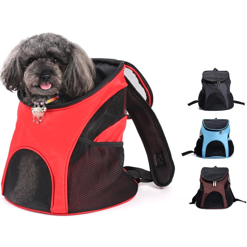 Mochila transpirable para transportar perros pequeños